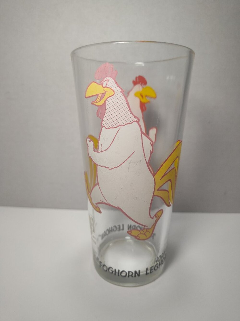 Vtg Pepsi Collector Series Foghorn Leghorn Drinking Glass Warner Bros Looney